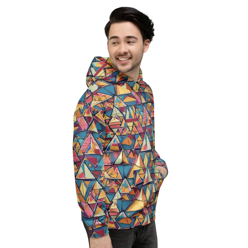 Color Theory Clash on Hoodie — Right