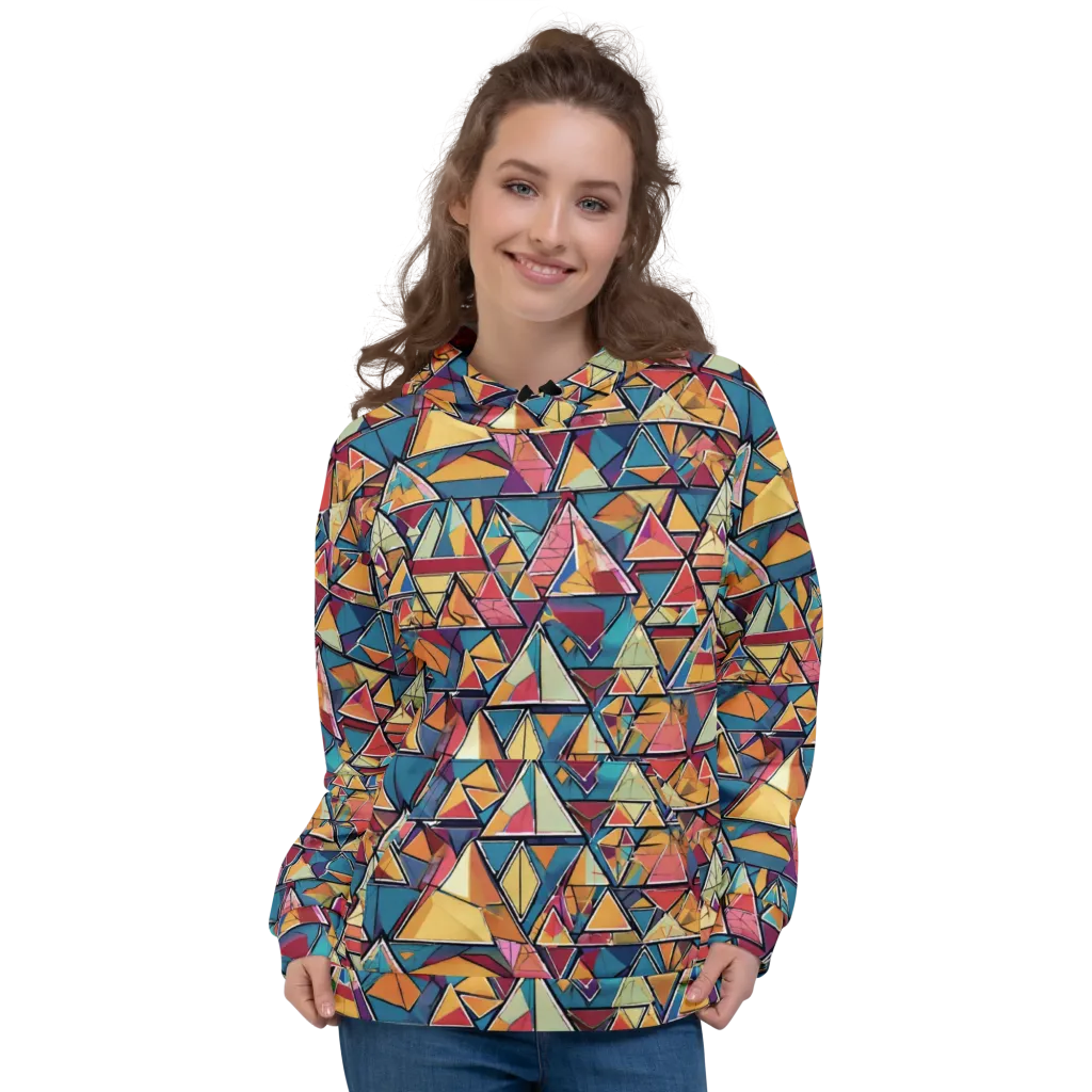Color Theory Clash on Hoodie — Front
