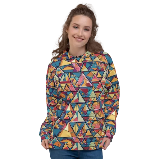 Color Theory Clash on a Hoodie