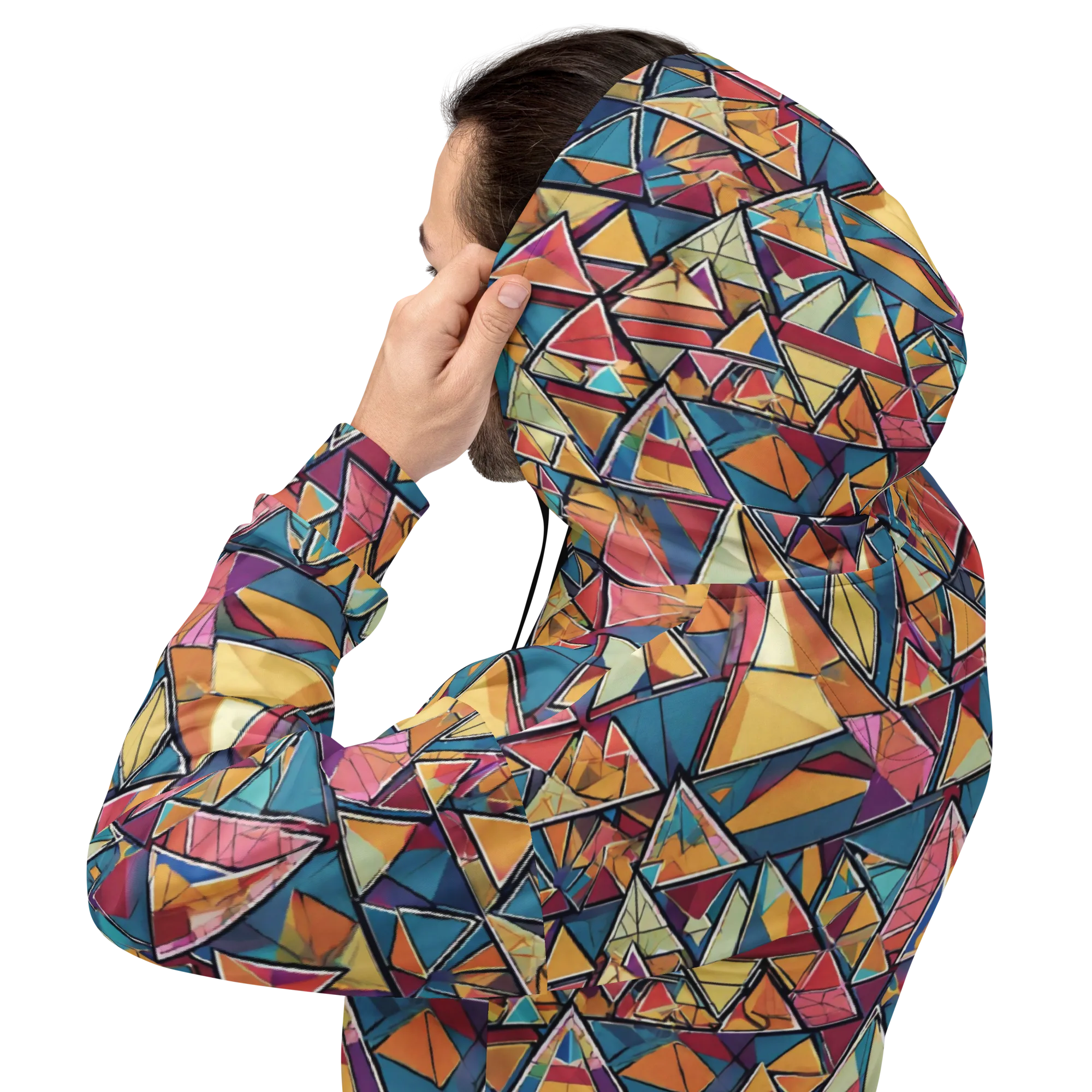 Color Theory Clash on Hoodie — Back