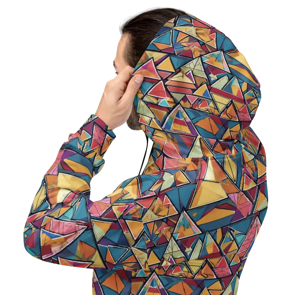 Color Theory Clash on Hoodie — Back