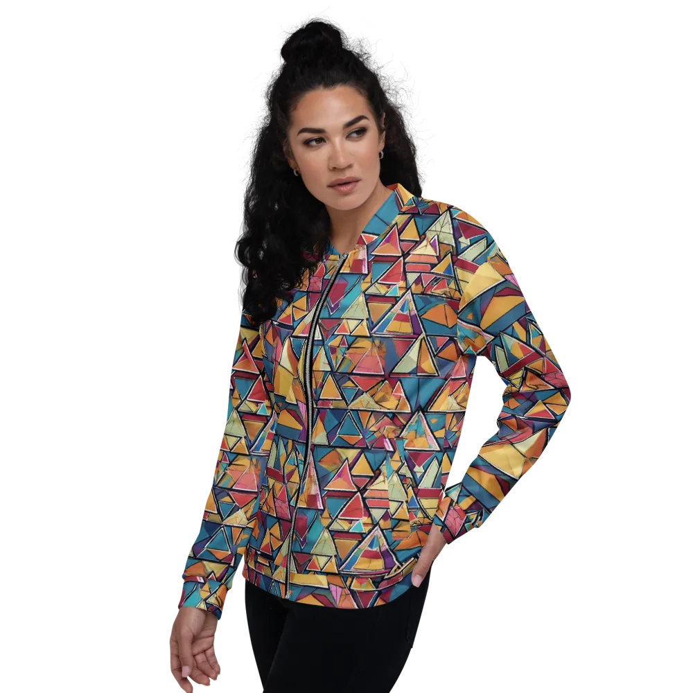 Color Theory Clash on Bomber Jacket — Left