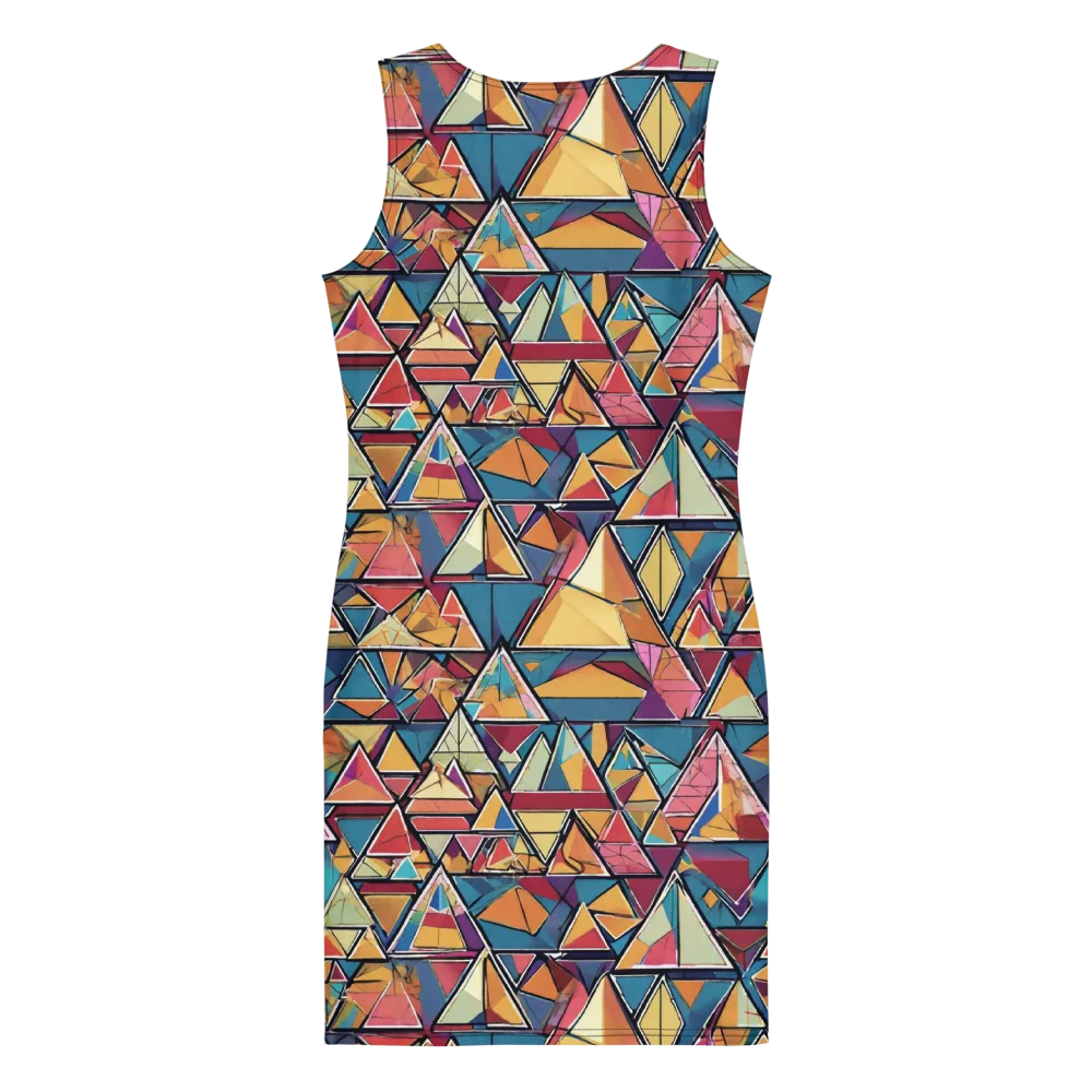 Color Theory Clash on Bodycon Dress — Back