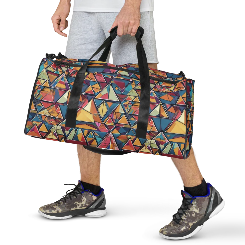Color Theory Clash on Duffle Bag — Front