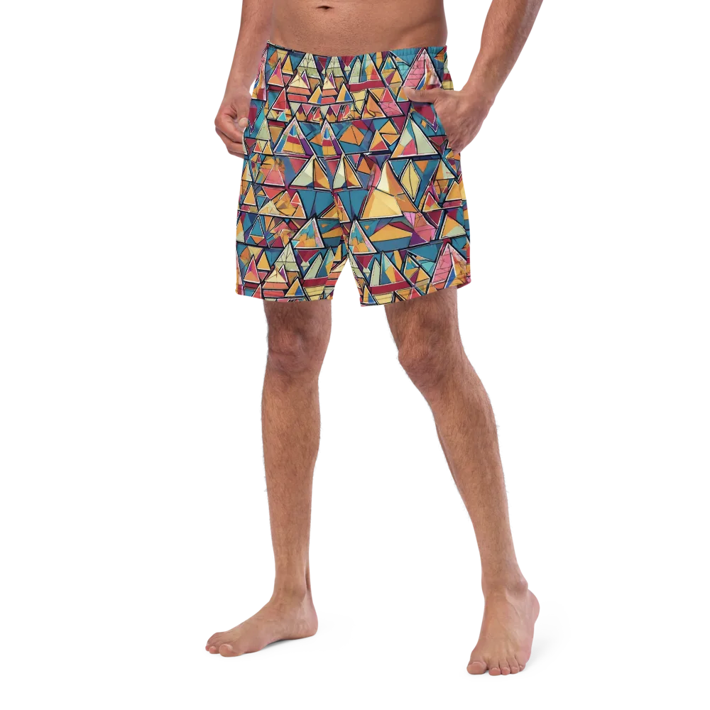 Color Theory Clash on Swim Trunks — Left Front