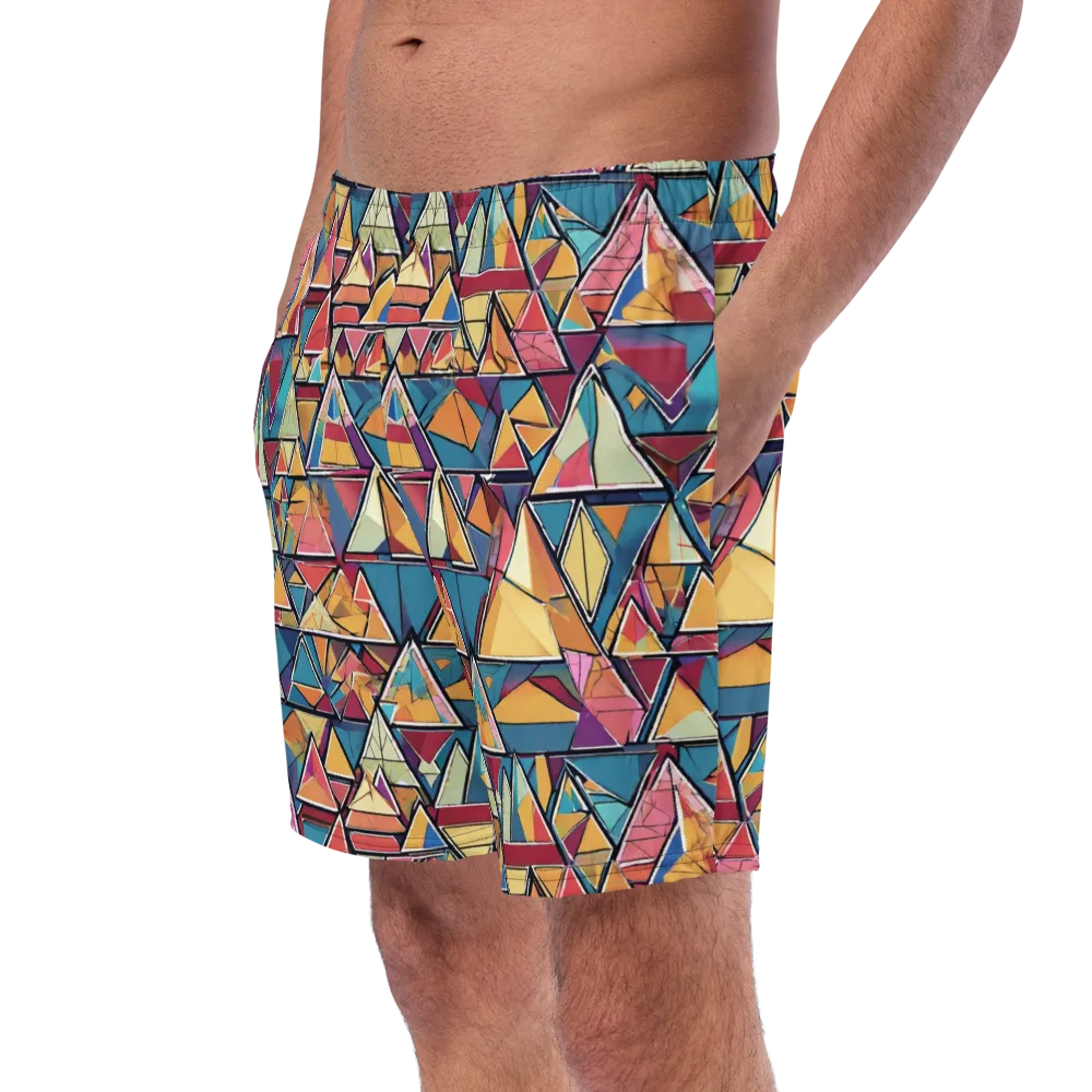 Color Theory Clash on Swim Trunks — Left Front