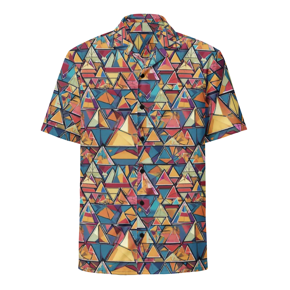 Color Theory Clash on Button Shirt — Front
