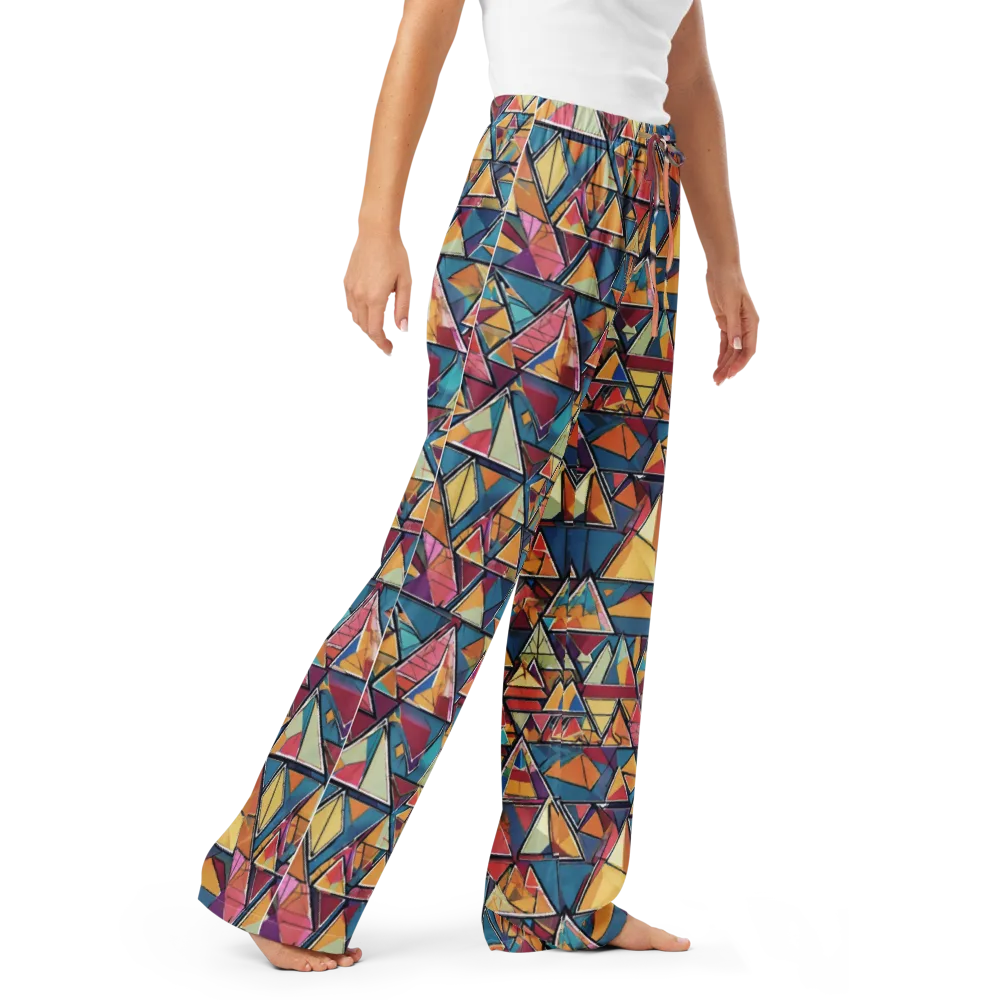 Color Theory Clash on Women's Pajama Pants — Right Front