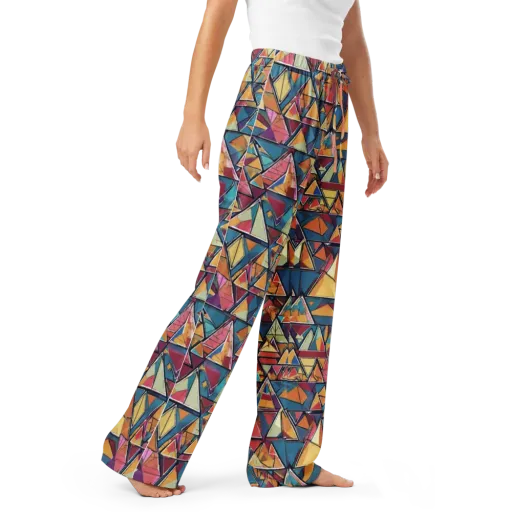 Color Theory Clash on a Women's Pajama Pants