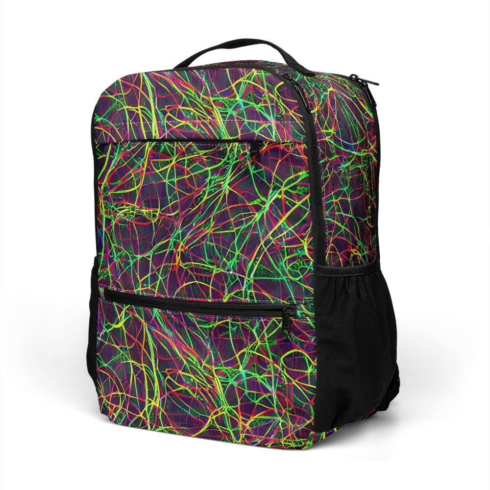 Luminous Labyrinth on Utility Backpack — Left Front
