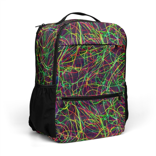 Luminous Labyrinth on a Utility Backpack
