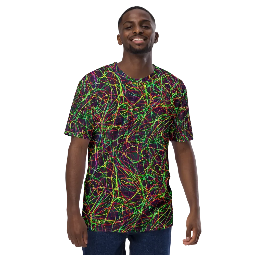 Luminous Labyrinth on Men's Crew Neck T-Shirt — Front