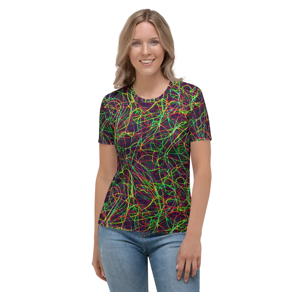 Luminous Labyrinth on Women's Crew Neck T-Shirt — Front