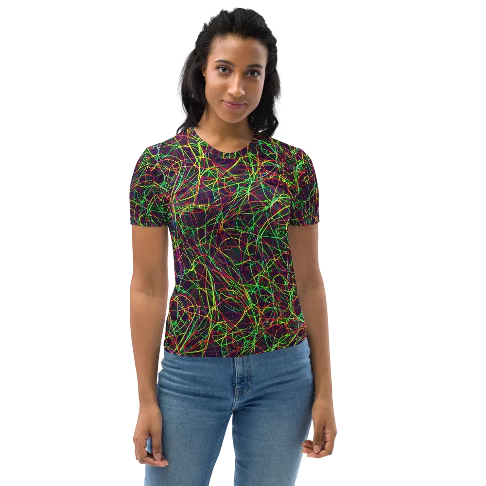 Luminous Labyrinth on Women's Crew Neck T-Shirt — Front