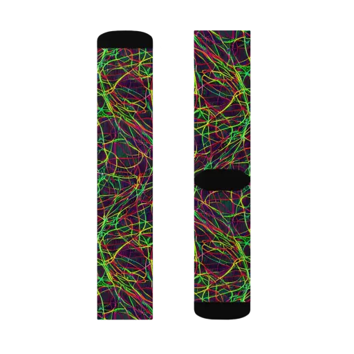 Luminous Labyrinth on a Socks