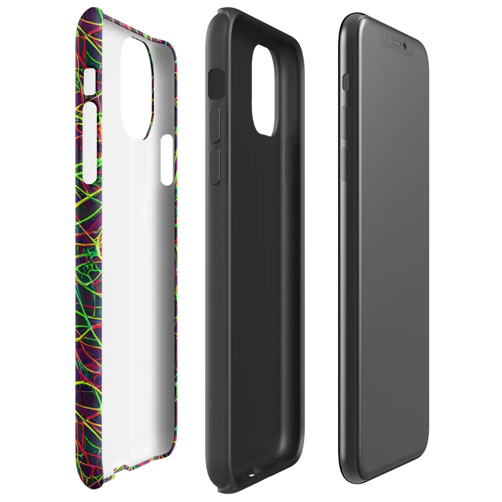Luminous Labyrinth on Tough Case for iPhone® — Right