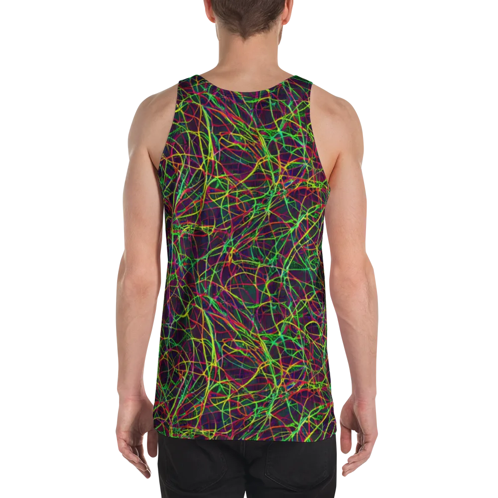 Luminous Labyrinth on Men's Tank Top — Back