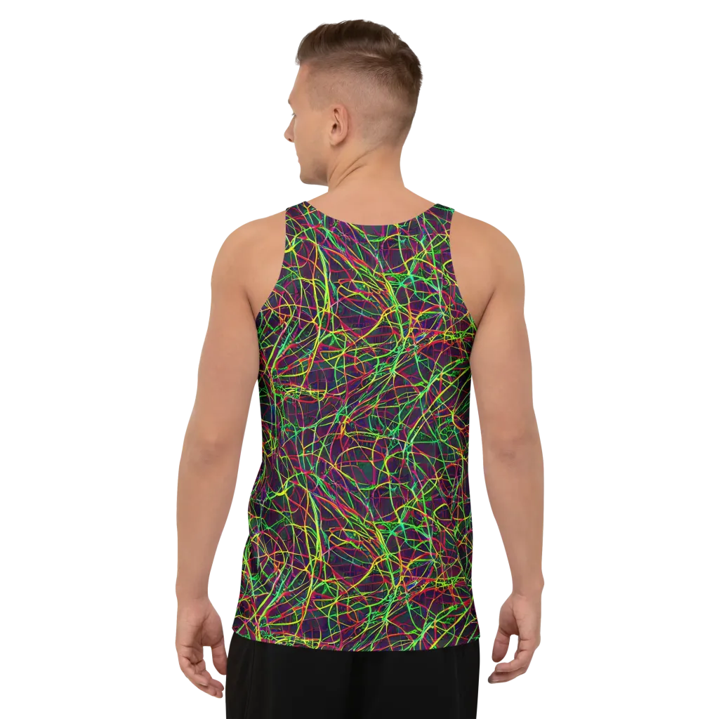 Luminous Labyrinth on Men's Tank Top — Back