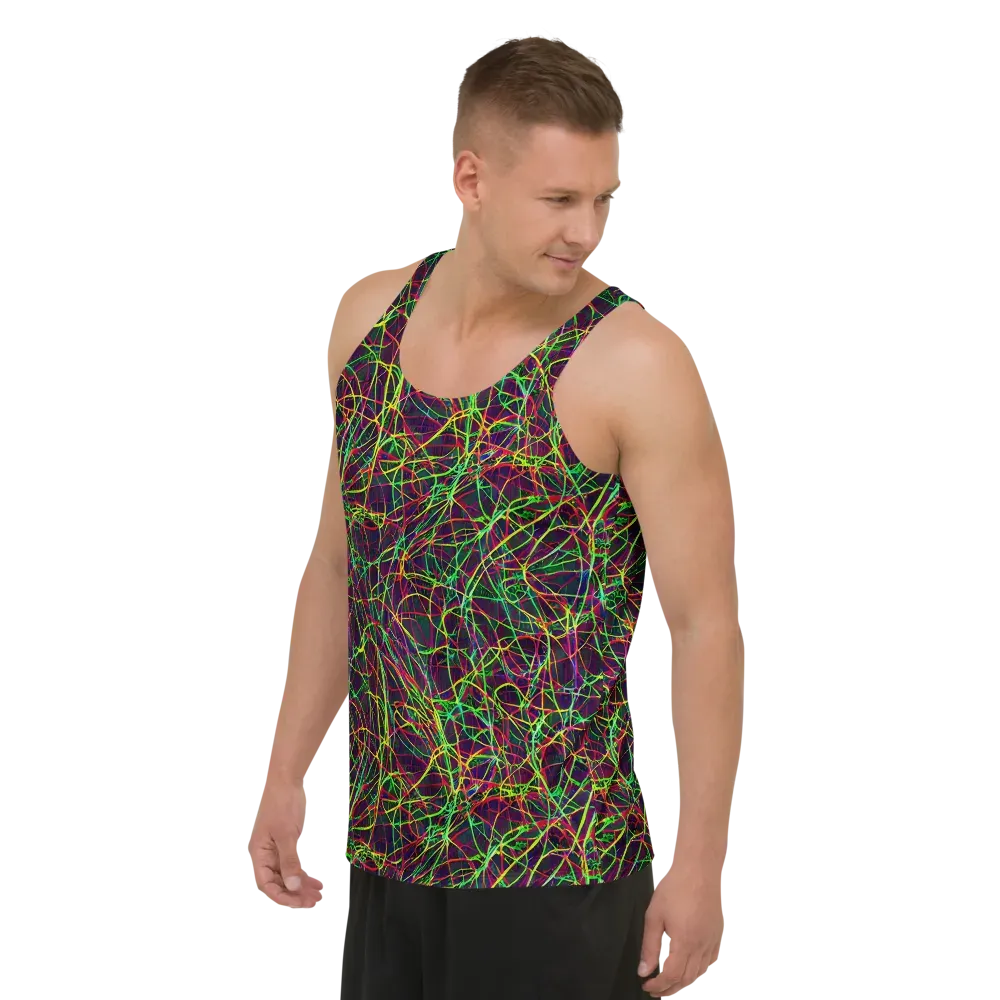 Luminous Labyrinth on Men's Tank Top — Left Front