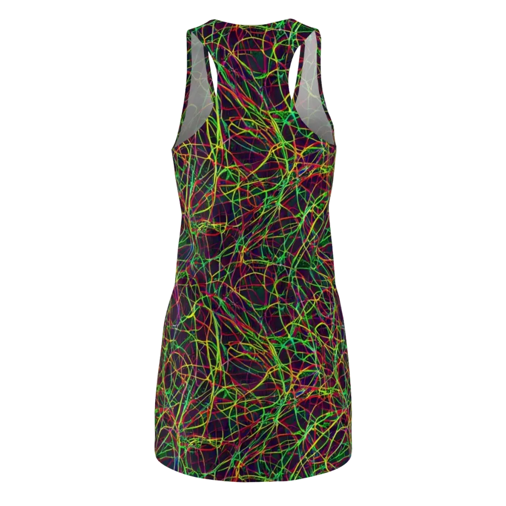Luminous Labyrinth on Racerback Dress — Back