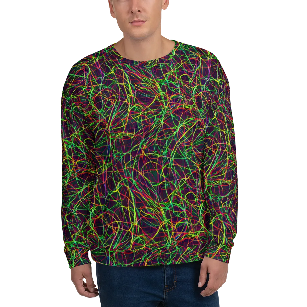 Luminous Labyrinth on Sweatshirt — Front