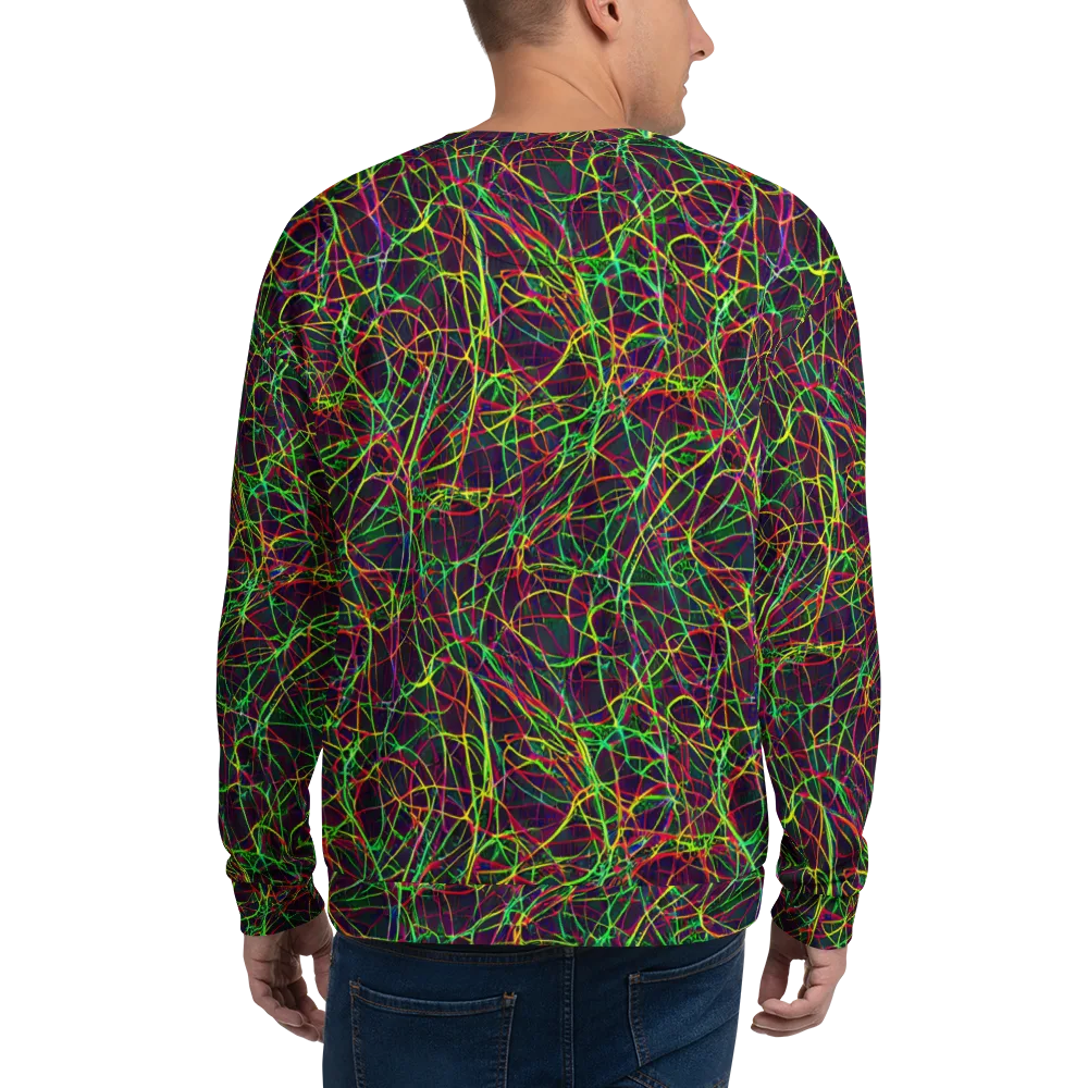 Luminous Labyrinth on Sweatshirt — Back