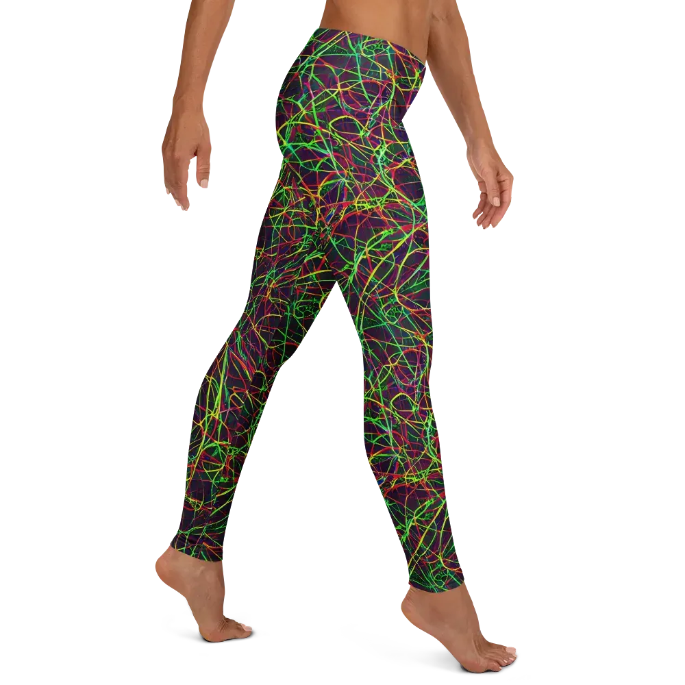 Luminous Labyrinth on Leggings — Right
