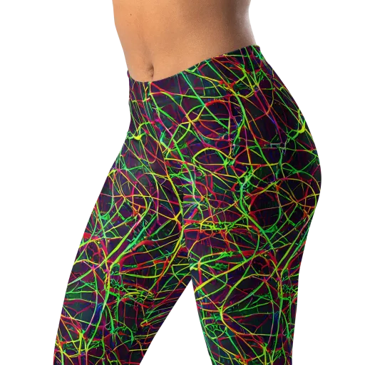 Luminous Labyrinth on a Leggings