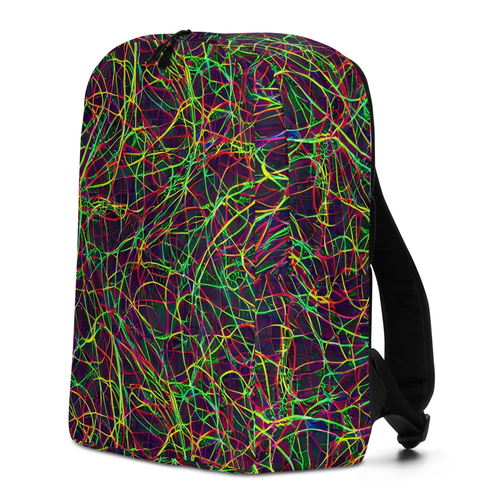 Luminous Labyrinth on Minimalist Backpack — Left
