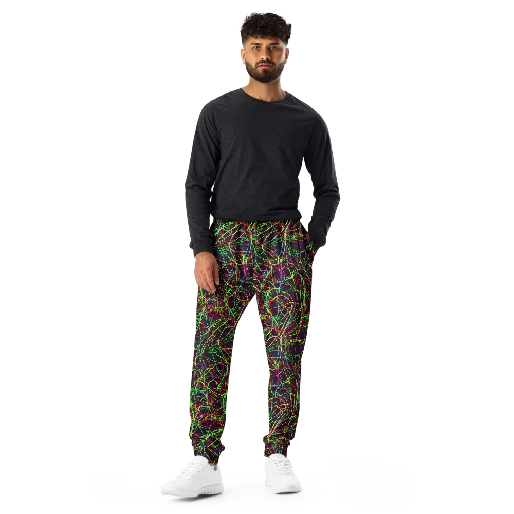 Luminous Labyrinth on Men's Joggers — Front