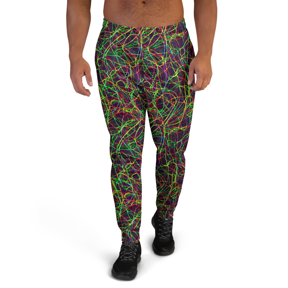 Luminous Labyrinth on Men's Joggers — Front