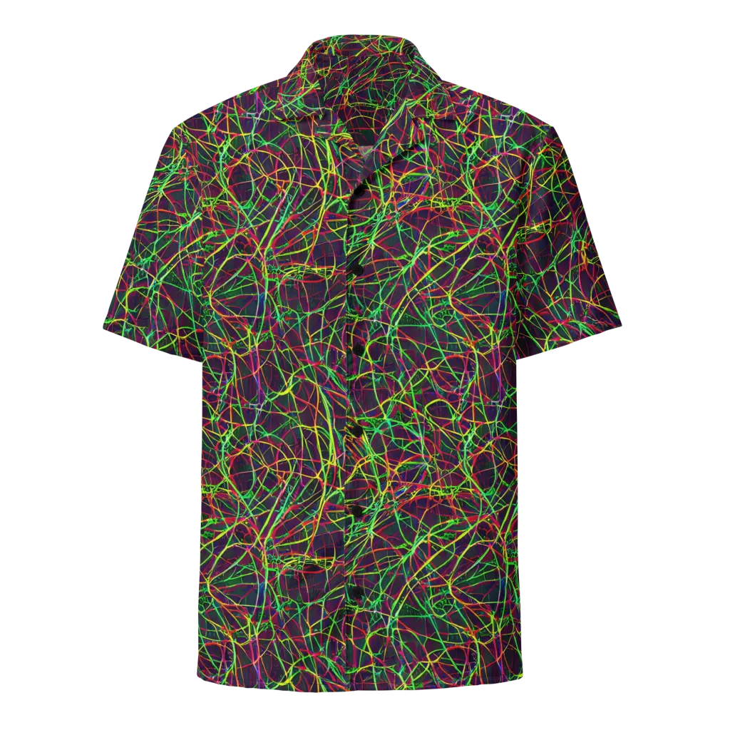 Luminous Labyrinth on Button Shirt — Front