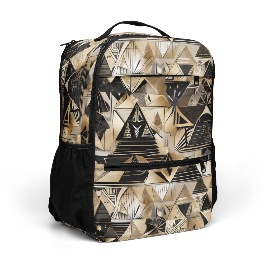 Nocturne Facets on Utility Backpack — Right Front