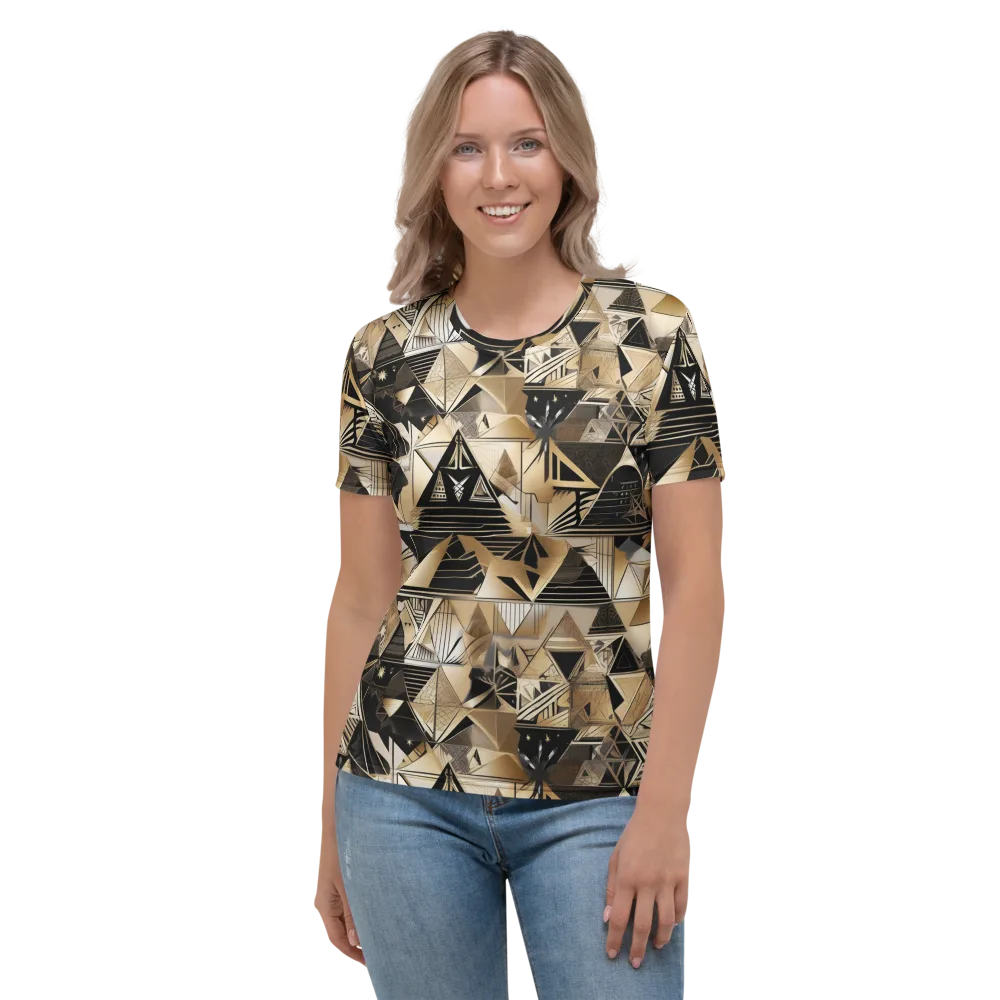 Nocturne Facets on Women's Crew Neck T-Shirt — Front