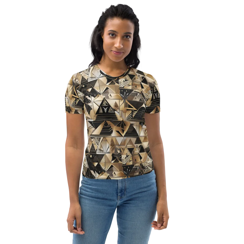 Nocturne Facets on Women's Crew Neck T-Shirt — Front