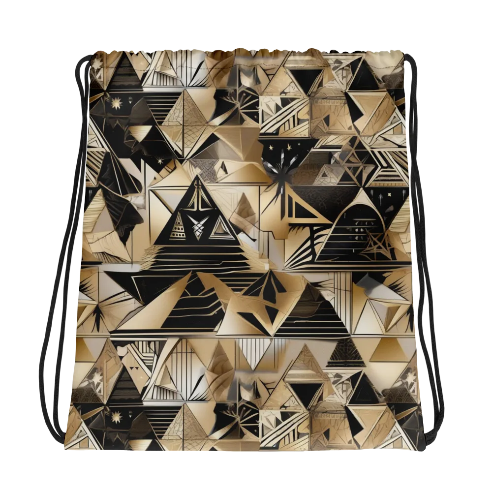 Nocturne Facets on Drawstring Bag — Photo