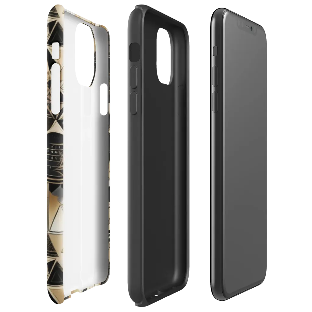 Nocturne Facets on Tough Case for iPhone® — Right