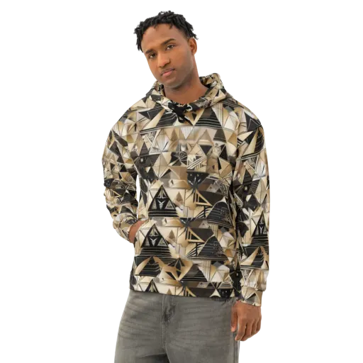 Nocturne Facets on a Cotton Hoodie