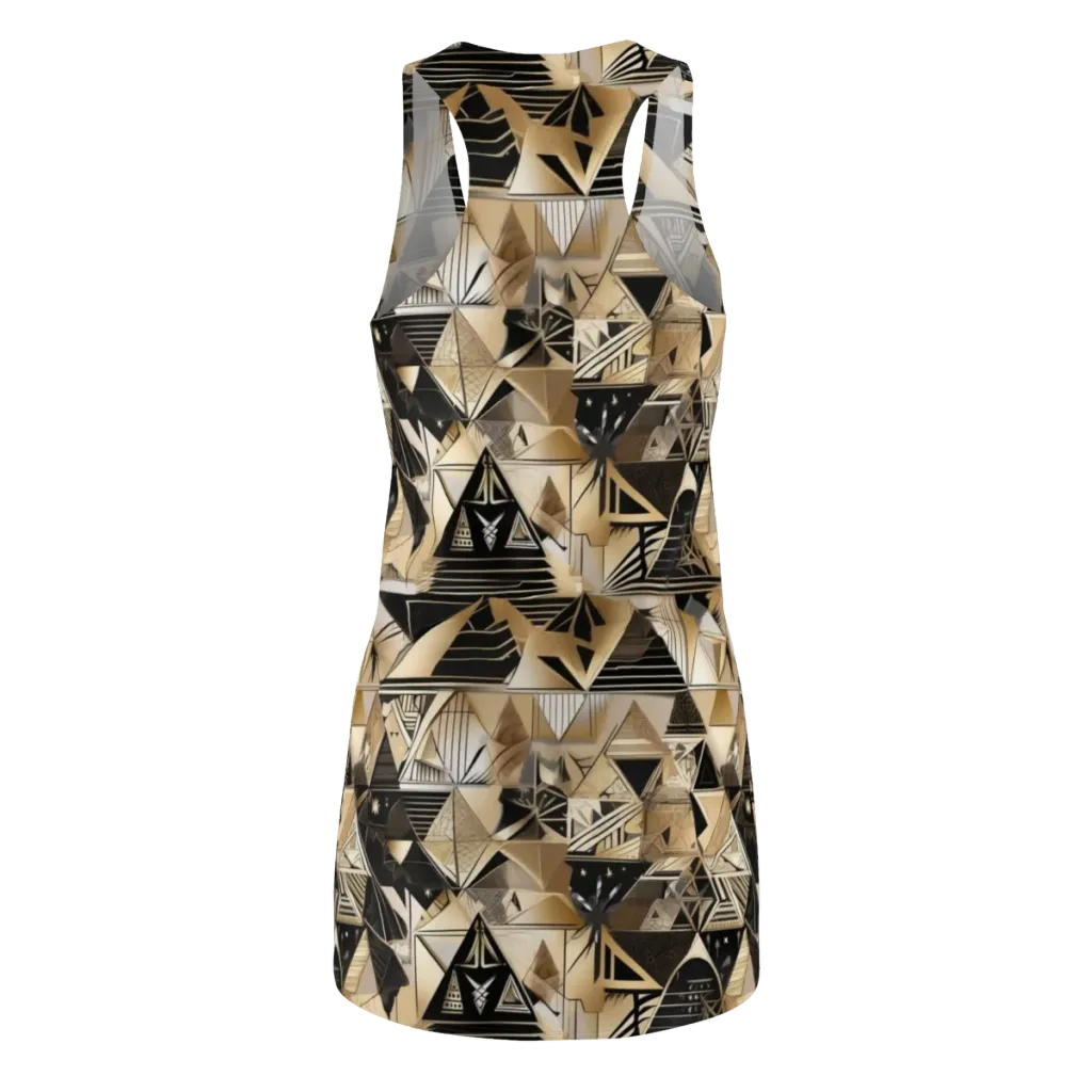 Nocturne Facets on Racerback Dress — Back