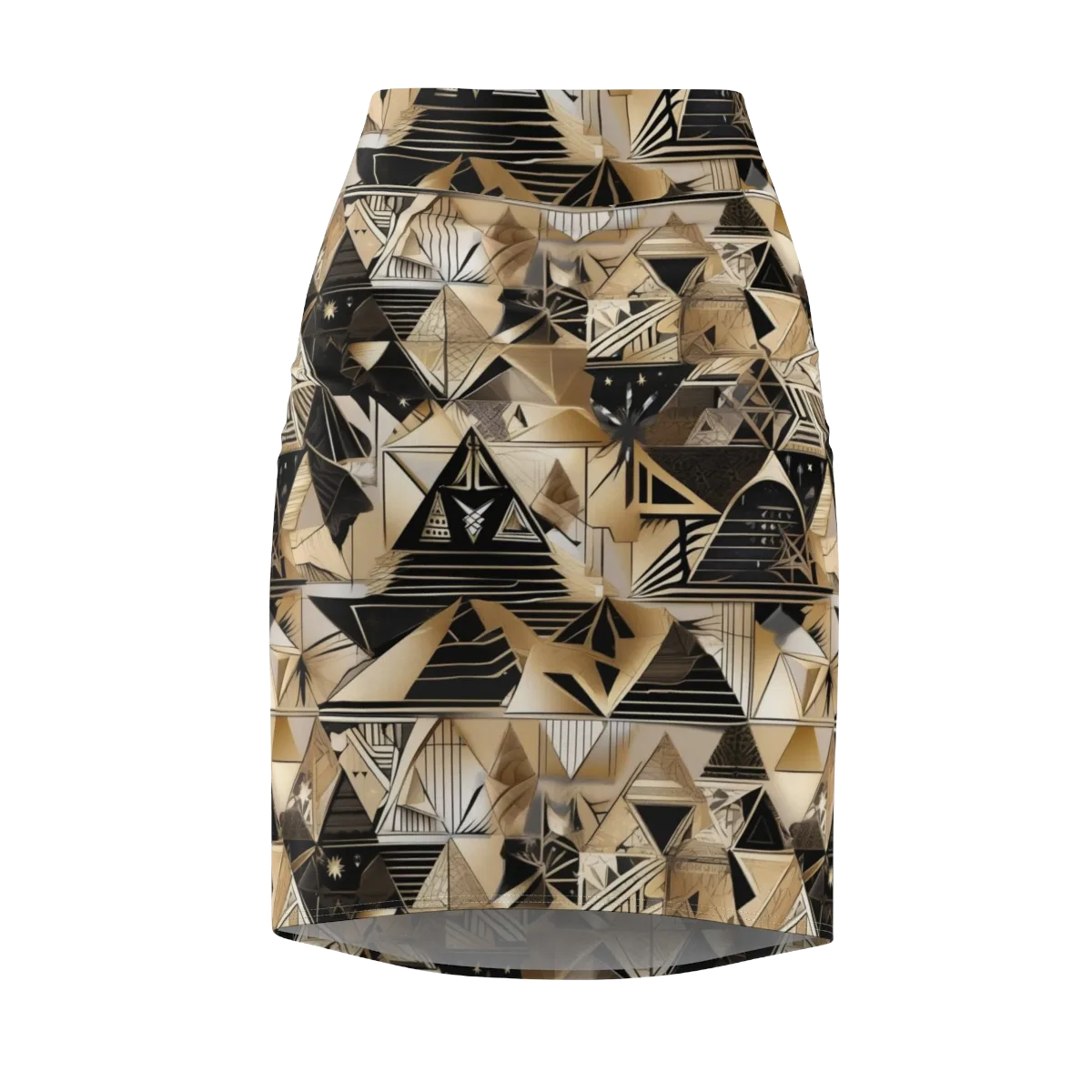 Nocturne Facets on Pencil Skirt — Front
