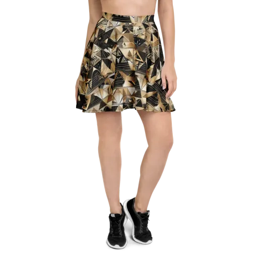 Nocturne Facets on a Skater Skirt