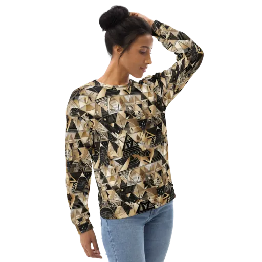 Nocturne Facets on a Sweatshirt