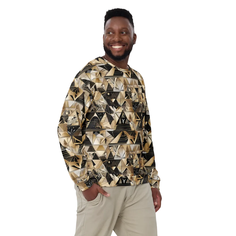 Nocturne Facets on Sweatshirt — Front