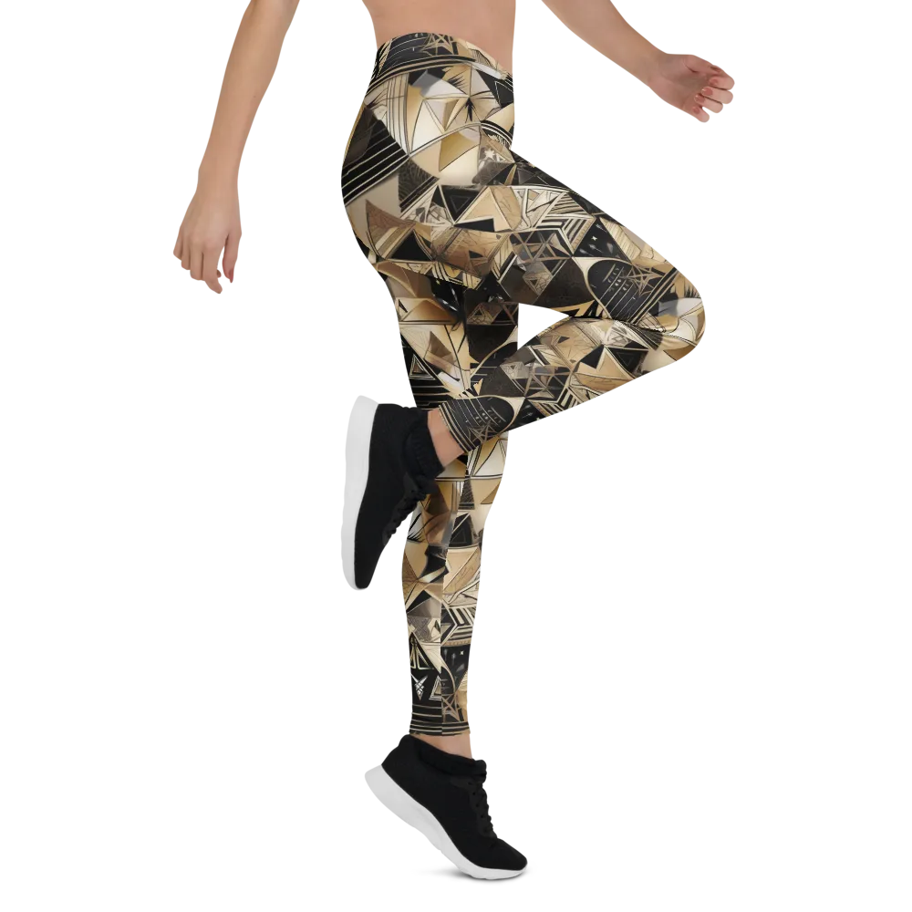 Nocturne Facets on Leggings — Right