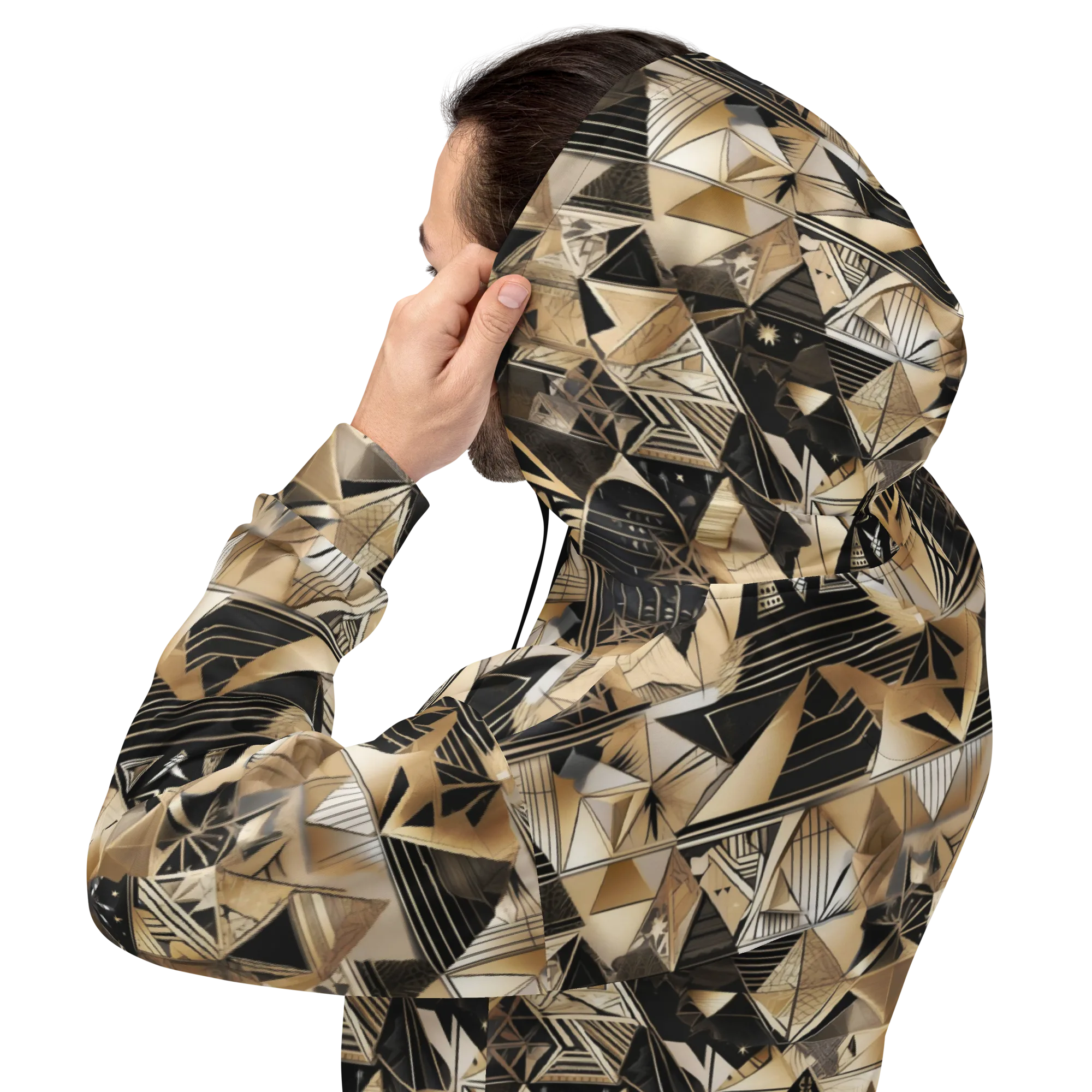 Nocturne Facets on Hoodie — Back