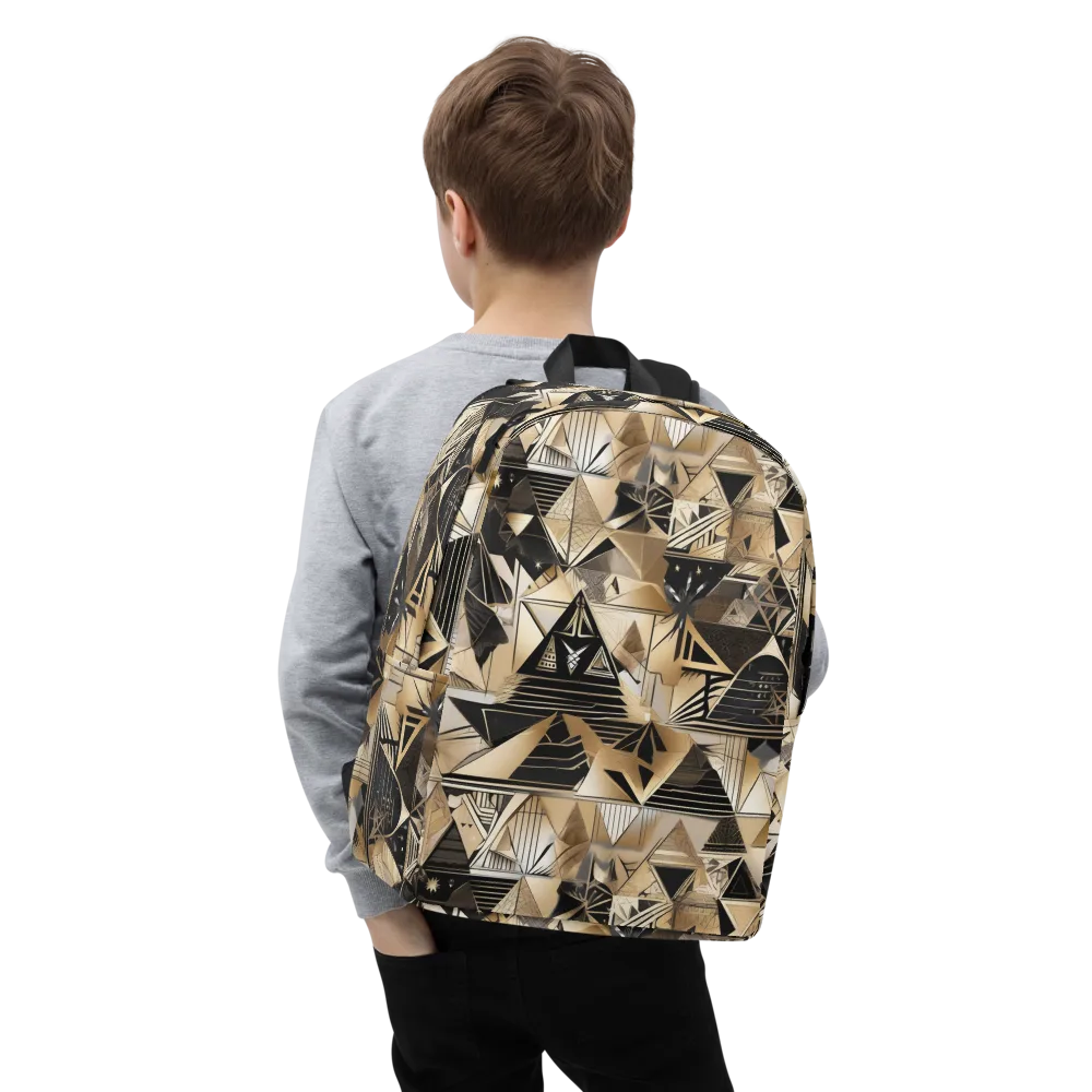 Nocturne Facets on Minimalist Backpack — Zoomed-in