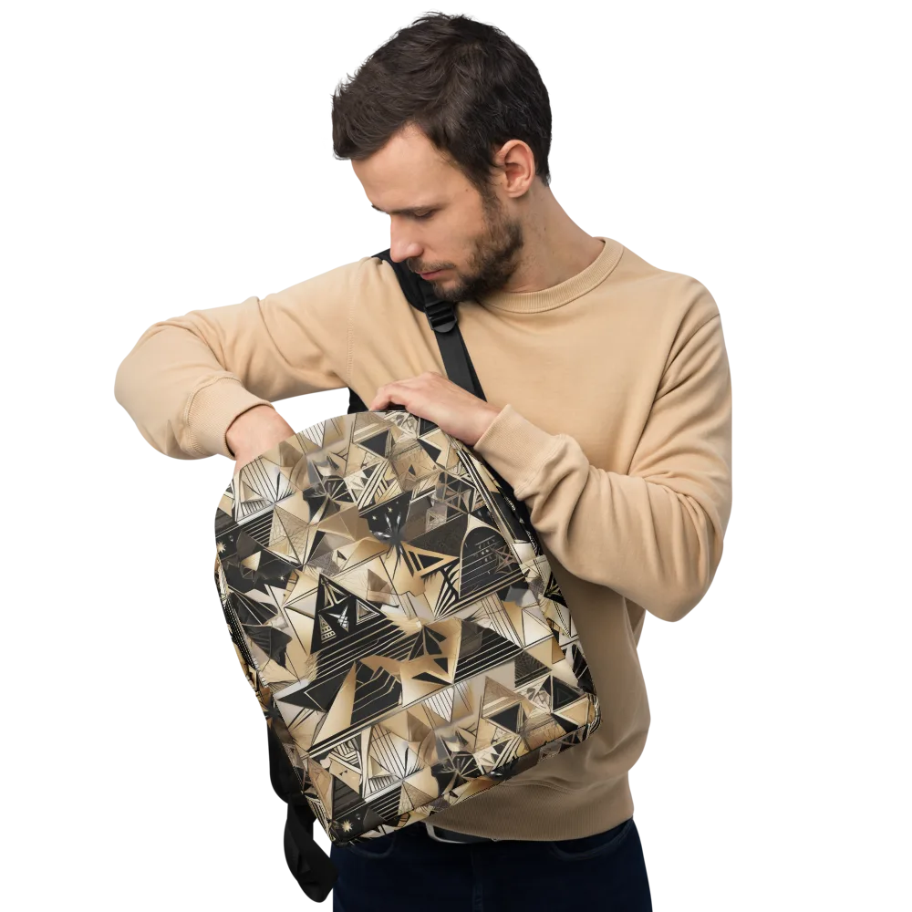 Nocturne Facets on Minimalist Backpack — Front