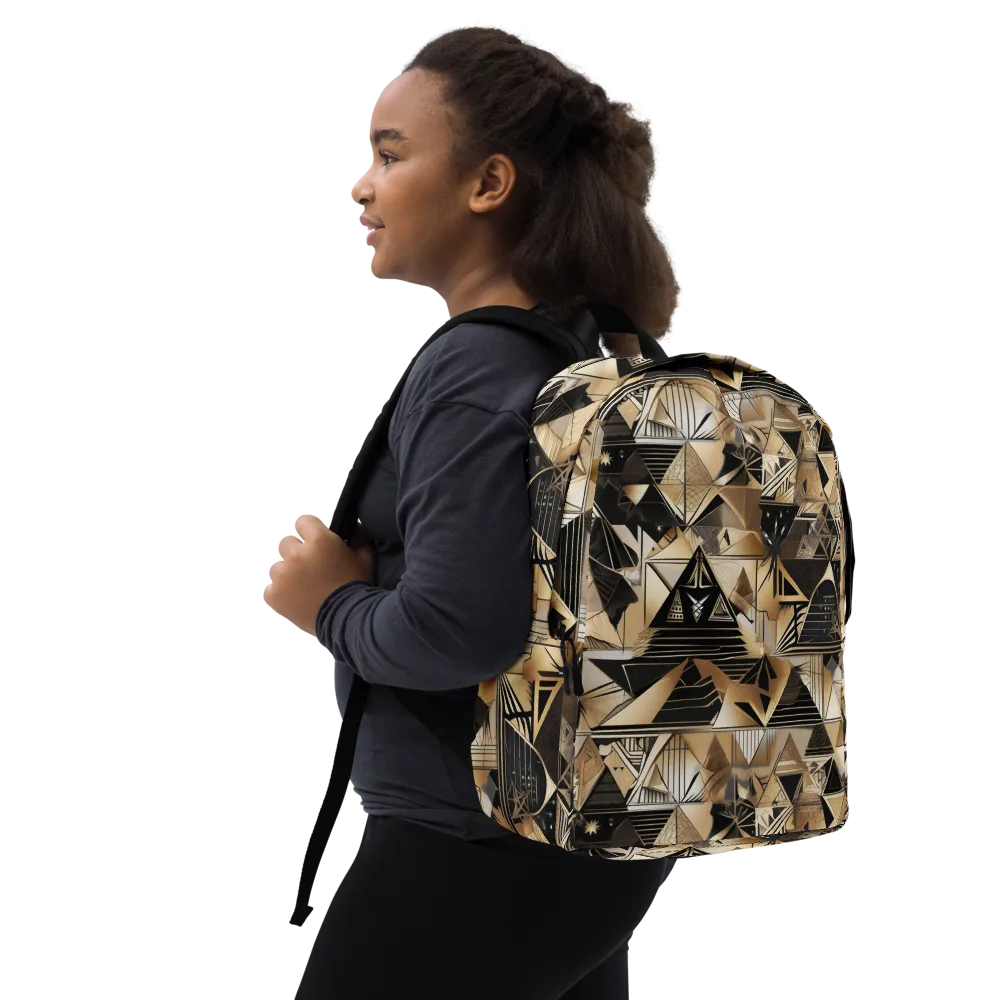 Nocturne Facets on Minimalist Backpack — Right Front