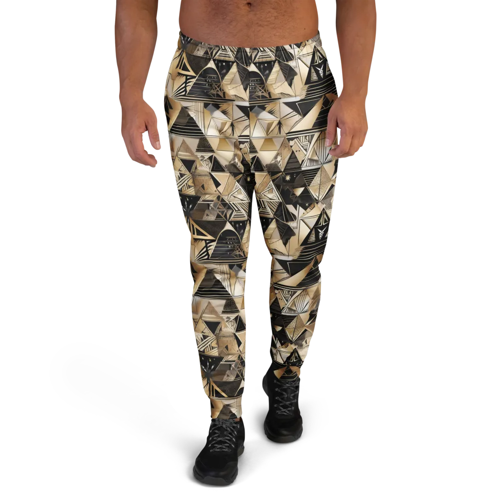Nocturne Facets on Men's Joggers — Front