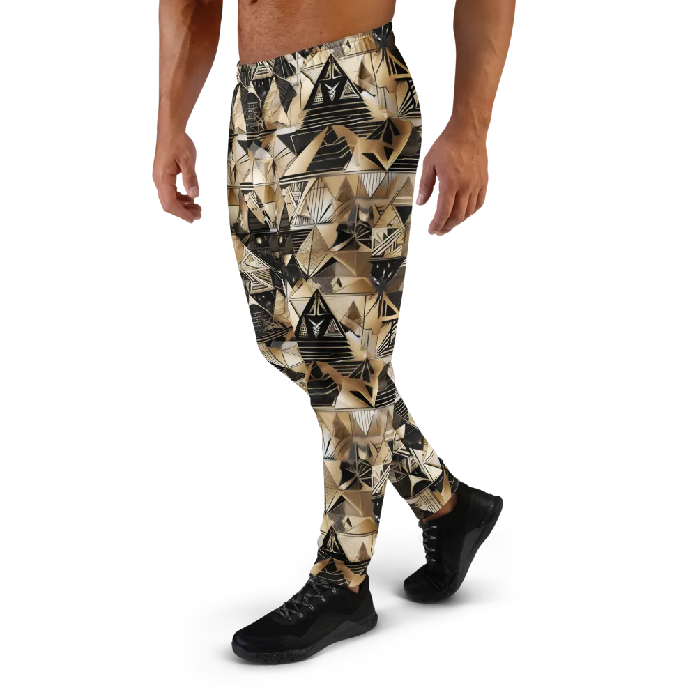 Nocturne Facets on Men's Joggers — Left